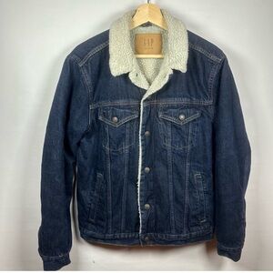 Gap denim Sherpa lined jacket